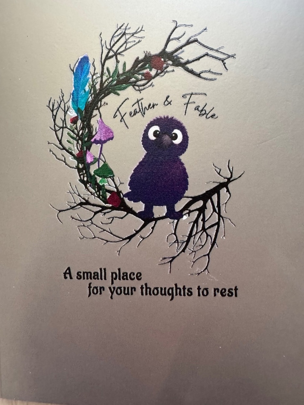 Feather & Fable Journal Set | Book Lover Gift | original art